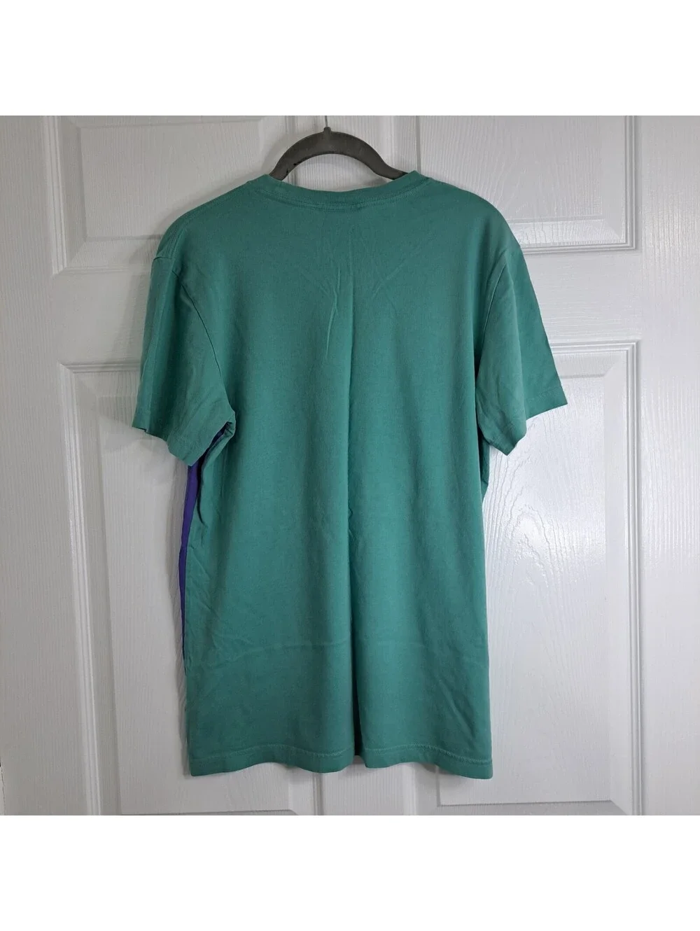 Adidas Originals Retro Geometric T Shirt Mens Sz M Teal Purple Blokecore Sporty